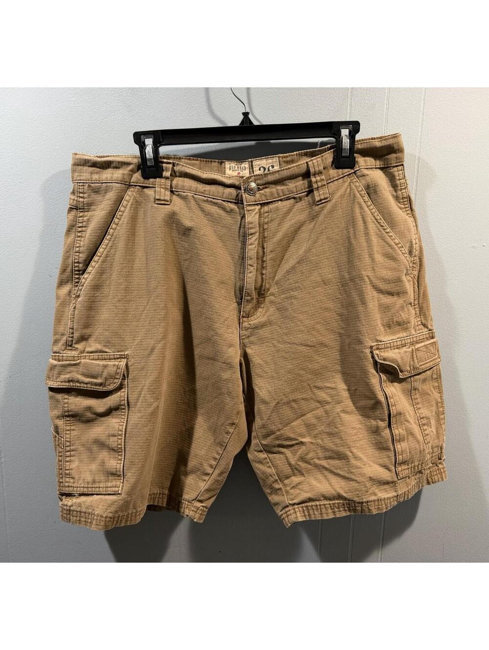 Mens Redhead Cargo Shorts, Size 36, W36” X In. 9” Outdoors Rugged Pockets